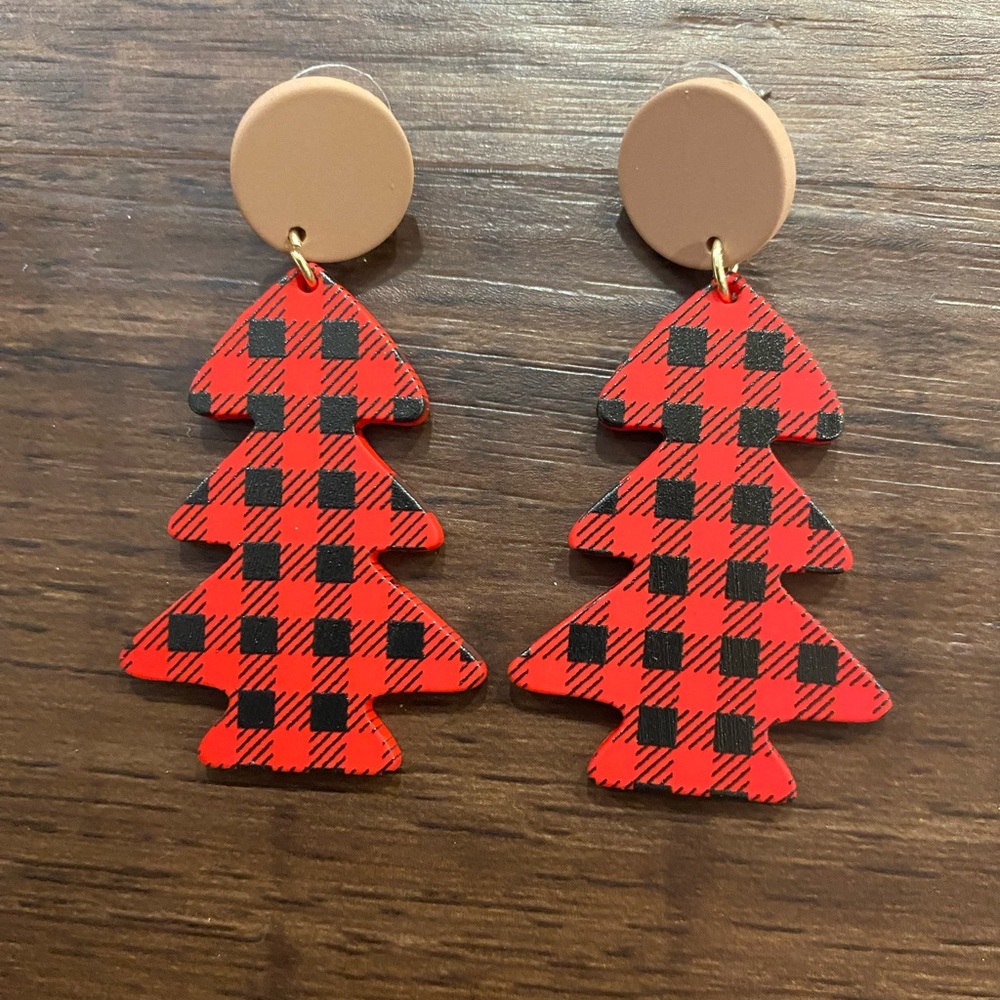 Fun festive Christmas earrings